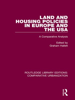 cover image of Land and Housing Policies in Europe and the USA